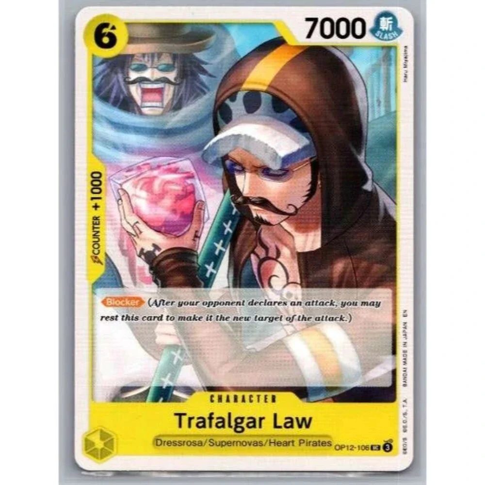 Trafalgar Law OP12-106 One Piece Gakuen Volume 10 Common NM One Piece TCG